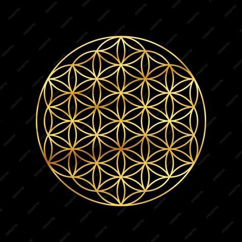 Premium Photo | Flower of life gold symbol isolated on black background sacred geometry golden symbol Flower Of Life Symbol, Golden Flower, Psd Icon, Iconic Photos, Flower Of Life, Gold Flowers, Vector Photo, Sacred Geometry, Geometry