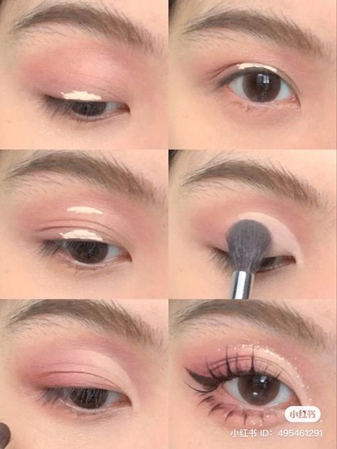 Makeup Ala Korea, Procreate Inspiration, Makeup Asia, Douyin Makeup, Cute Eye Makeup, Doll Eye Makeup, Fun Makeup, Beauty Makeup Tutorial, Makeup Artist Tips