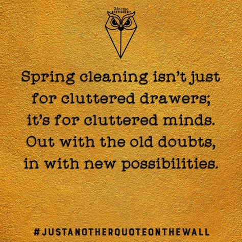 Hey everyone! I found this quote hiding in my drafts, and guess what? It's almost summer! 😄 But before we dive into those sunny days, let’s talk spring cleaning—not just tidying up our spaces but also our minds. Deep Cleaning Quotes, Qoutes About Cleaning House, Spring Cleaning Quotes, Declutter Meme Funny, Spring Gardening Memes Funny, Tidy Up, Spring Cleaning, Paper Goods, Sunny Days