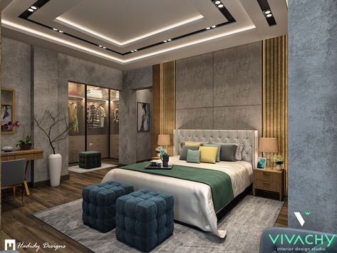 Luxury Bedrooms, Round Bed, Stylish Bedroom Design, Interior Ceiling Design, Ceiling Design Living Room, Modern Luxury Bedroom, Modern Bedroom Interior, Ceiling Design Modern, Bedroom False Ceiling Design