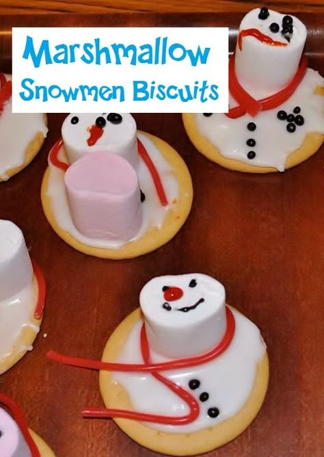 Marshmallow snowmen biscuit decorating (thanks to Messy Church - The Temple, Penygroes) Christmas Eyfs, Eyfs Christmas, Christmas Fayre Ideas, Marshmallow Snowmen, Biscuit Decorating, Eyfs Ideas, Christmas Activities For Toddlers, Preschool Christmas Activities, Christmas Card Ideas