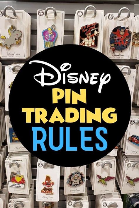 Pin trading can be a great way to engage with Disney Cast members and get hard to find Disney pins! The key to doing this correctly so that it benefits everyone is to follow the Disney Pin Trading Rules. Rare Disney Pins, Pin Collection Displays, World Of Disney Store, Disney Pin Display, Trading Secrets, Trading Rules, Disney Pins Sets, Disneyland Birthday, Disney Pins Trading