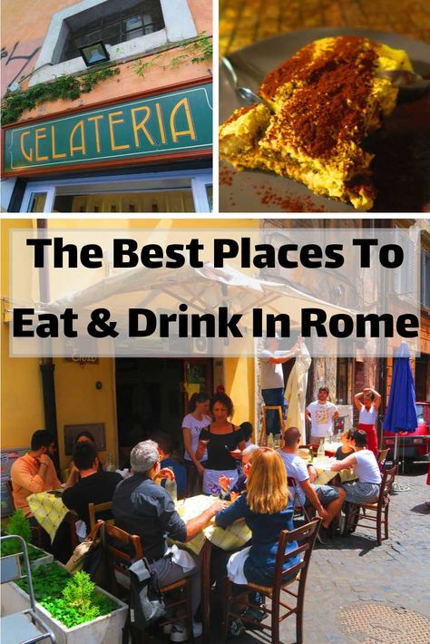 Best Places to Eat in Rome Places To Eat In Rome, Italy Cruise, Free Things To Do In Rome, Rome Winter, Italy Trip Planning, Rome Food, Rome Attractions, Rome Itinerary, Rome Travel Guide