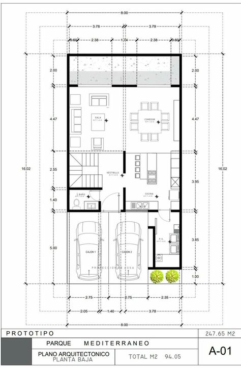 Row House Design, Narrow House Plans, Modern House Floor Plans, Small House Floor Plans, Duplex House Plans, Architectural Floor Plans, House Plan Gallery, Architectural Design House Plans, House Construction Plan