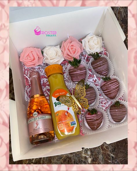 Mothers day gift box “Momosa Box” Balloons Ideas, Champagne Gift, Box Gift, Gifts Diy, Mimosa, Party Gifts, Gift Baskets, Diy Gift, Mother’s Day