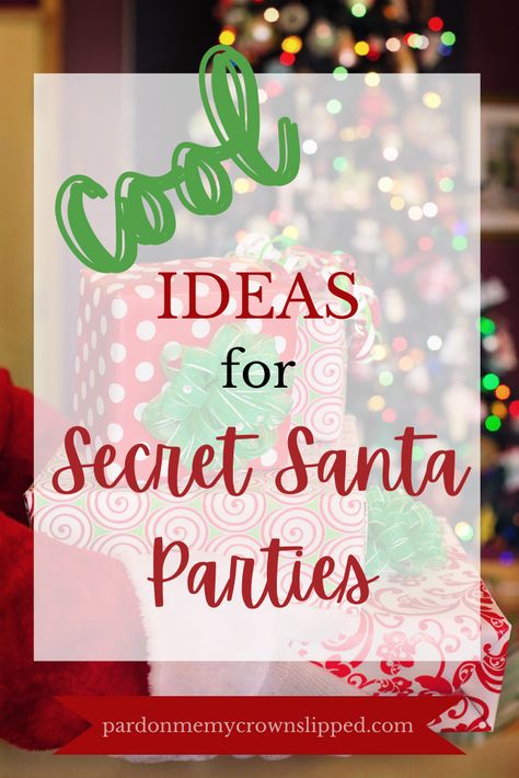 Alternatives To Secret Santa, Secret Santa Party Decorations, Secret Santa Game Ideas, Teen Girl Christmas Party Ideas, Secret Santa Reveal Ideas, Secret Santa Theme Ideas, Secret Santa Party Ideas, Christmas Party For Teens, Teen Christmas Party Ideas