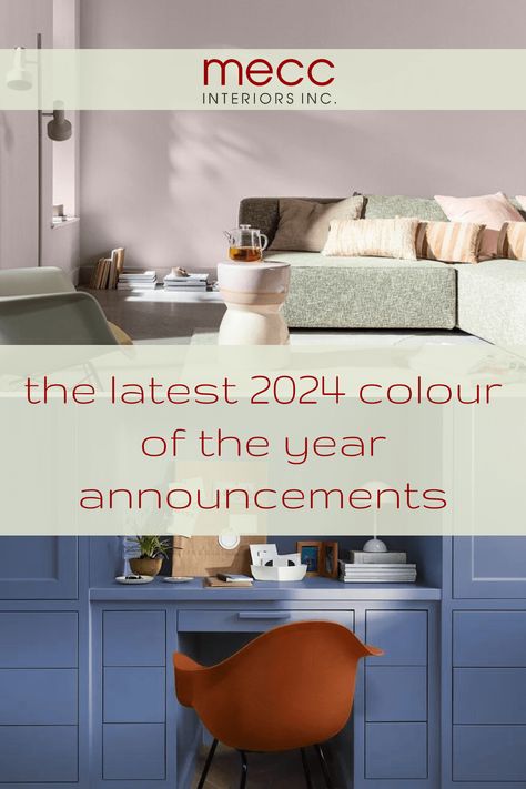 #2024coty #2024colouroftheyear #2024colour #colourtrends #designtrends #2024trends #interiordesign #colourpalette 2024 Design, Color Of The Year, Benjamin Moore, Color Trends, Colour Palette, The Year, Design Trends, Shades, Interior Design