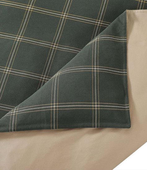 Pheasant Bedding, Plaid Bedroom, Lodge Bedding, Plaid Comforter, Plaid Bedding, Timeless Basics, Windowpane Plaid, Twin Comforter, Queen Comforter