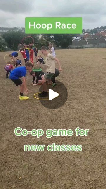 Kev Weir | PE and Coaching on Instagram: "Love this co-operative game!  #justplaysports #peteachersofinstagram #teacher #teachersofinstagram #physed #physedteacher #physicaleducation #pe #peteacher #physicaleducationteacher #teacherlife" Team Games For Kids, Pe Lesson Plans, Pe Lessons, Physical Education Teacher, Reunion Games, Kids Work, Pe Games, Gym Games, Class Games