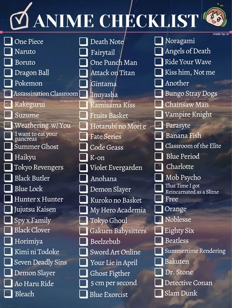 To Watch Anime List, Good Anime Recommendations, Anime Movie Name List, Good Animes To Watch List, Best Animes To Watch List, Best Anime Recommendation, Anime Movies Name, Animes Movies To Watch, List Of Anime To Watch