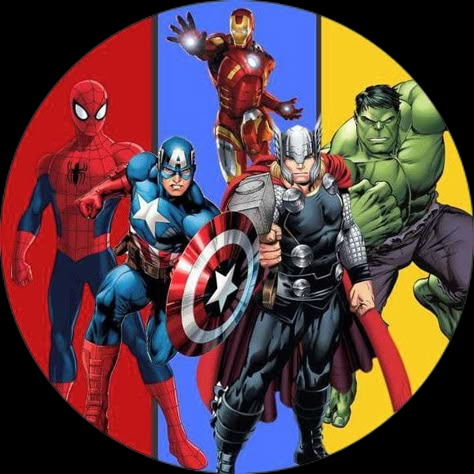 Marvel Pasta, Spiderman Topper, Marvel Party, Art Kits For Kids, Avengers Party, Avengers Birthday, Spiderman Party, Hulk Marvel, Avengers Endgame