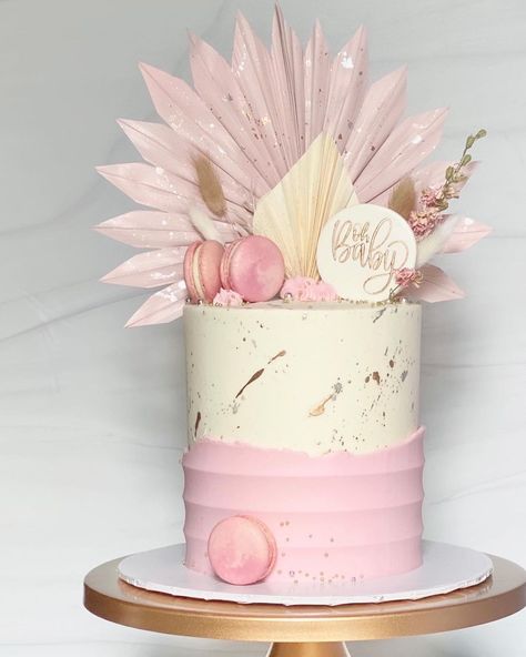 Geral Sweet Bakes on Instagram: “Oh Baby Cake 🤍 . . Embosser @sweet.stamp Baby pink from @colour.mill . . #cake #buttercreamcakes #buttercream #cakedesign #ohbaby…” Embossed Cake Designs, Cake Designs Birthday Pink, Layered Buttercream Cake, Pink Colour Cake, Pink Buttercream Cake, Oh Baby Cake, Sweet Bakes, Layered Cakes, Single Tier Cake