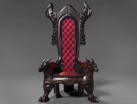 Foam Carving, King Chair, Fantasy Furniture, 3d Dragon, Gothic Furniture, Dragon Decor, Throne Chair, Dragon Figurines, Taking Selfies