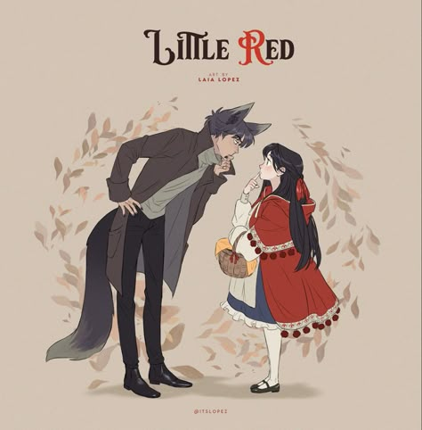 Red Riding Hood Wolf, Red Riding Hood Art, Mr Wolf, Red Art, Little Red Riding Hood, Red Riding Hood, 2 A, Character Design Inspiration, Drawing Sketches