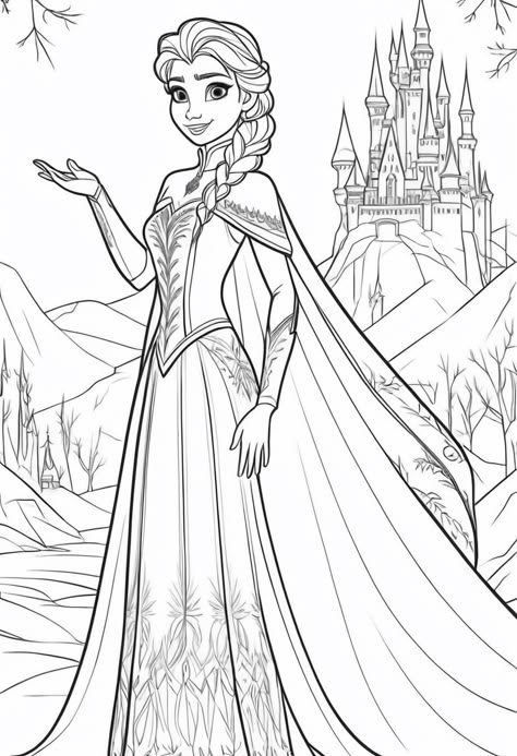 Karlar Ülkesi Elsa Resmi Boyaması Yazdır Freddy Krueger Drawing, Elsa And Anna Coloring Pages, Anna Coloring Pages, Elsa Ve Anna, Elsa Drawing, Elsa Coloring, Elsa Coloring Pages, Mermaid Coloring Pages, Princess Drawings