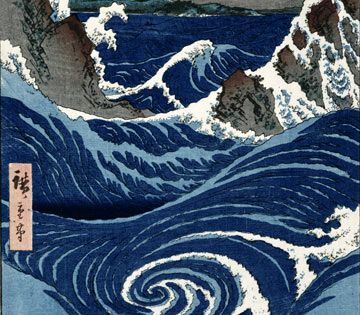 japanese sea art - Google Search Overwatch Hanzo, Kubo And The Two Strings, Water Tribe, Japanese Waves, Ukiyo E, Feeling Blue, Japanese Prints, In The Ocean, Aang