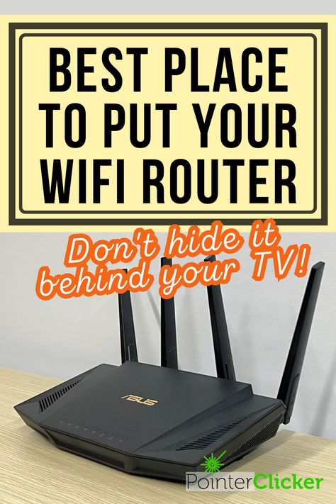 best place to put your wifi router for strong wifi connection Hidden Router, Wifi Booster Diy, Hide Router, Slow Wifi, Computer Router, Under Tv, Wifi Booster, Internet Router, Wifi Extender