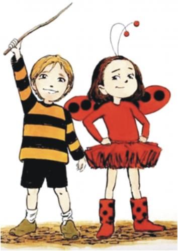 Bumblebee Boy and Ladybug Girl Ladybug Classroom, Bug Costume, Ladybug Girl, Ladybug Costume, Boy Halloween, Halloween Idea, The Ladybug, Bee Costume, Duo Halloween Costumes