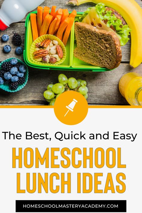 Discover Quick and Delightful Homeschool Lunch Ideas for Non-Stop Days! Effortless and delicious recipes perfect for busy homeschoolers. Homeschool Lunch Ideas, Homeschool Lunch, Pb And J Smoothie, Kids Recipe, Second Breakfast, Cooking Homemade, Homeschooling Ideas, Hearty Dinner, Homeschool Ideas