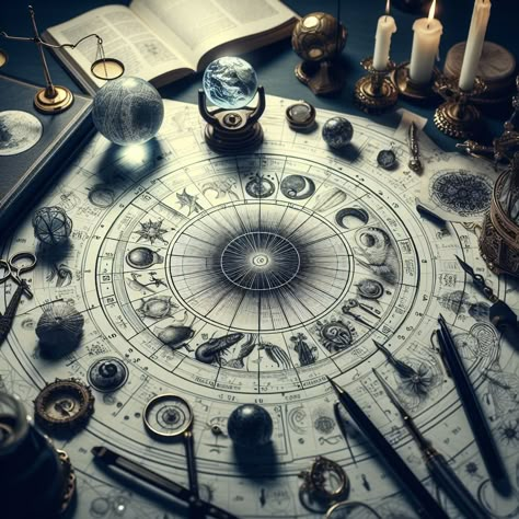 Astrology Books Aesthetic, Dark Astrology Aesthetic, Astrology Aestethic, Astrologer Aesthetic, Astrology Photography, Astrology Aesthetic Zodiac, Dark Astrology, Festival Grounds, Marriage Astrology