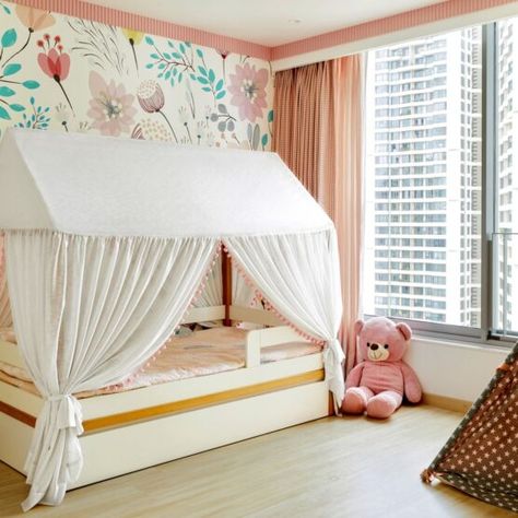 27 Insanely Cute Bedroom Ideas for Toddlers – Offbeatbros Bedroom With Daybed, Toddler Girl Bedroom, Cute Bedroom, Toddler Bedroom Girl, Cute Bedroom Ideas, Toddler Room, Daybed, Girls Bedroom, Toddler Girls