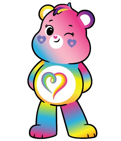 Kids - Care Bears Togetherness Care Bear, Care Bears Fanart, We Care Bears, Bear Fanart, Rainbow Care Bear, Care Bears Rainbow, Gender Neutral Pronouns, Panda Pop, Care Bears Vintage