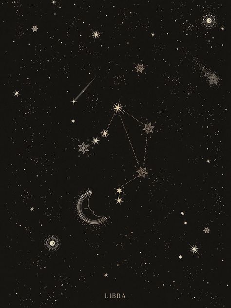 Constellation Balance, Libra Constellation Tattoo, Aries Constellation Tattoo, Libra Star Sign, Libra Constellation, Aries Constellation, Libra Season, Constellation Tattoos, Wallpaper Tumblr