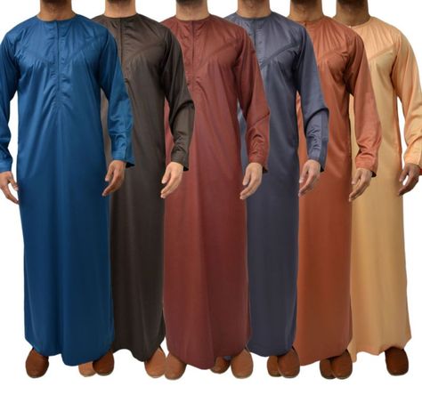 Middle Eastern Clothing, Jalabia Styles, Arab Men Fashion, African Clothing For Men, Mens Designer Shirts, Men's Outfits, Muslim Outfits, Designer Label, Fabric Textures