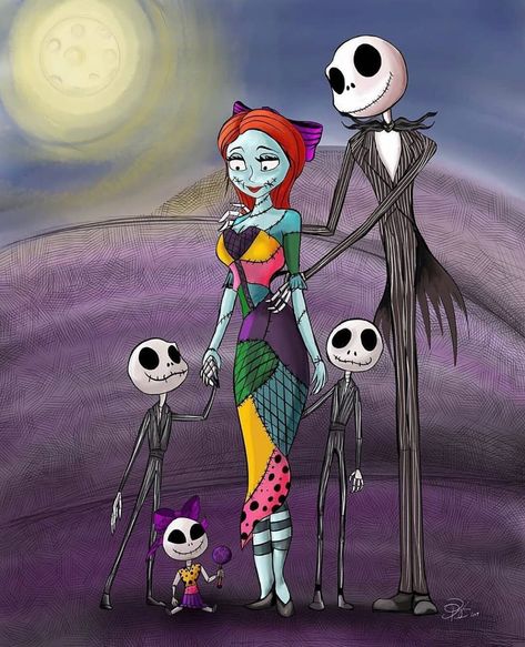 Nightmare Before Christmas🎬’s Instagram photo: “Lovely 🖤 🖤 #nightmarebeforechristmas #nbcfamilylovers #thenightmarebeforechristmas #jackandsally #jackandsallylove #jackskellington…” Jack And Sally Family Tattoo, Nightmare Before Christmas Babyshower, Attractive Characters, Nightmare Before Christmas Quotes, Illusion Tattoo, Nightmare Before Christmas Pictures, Jack Y Sally, Illusion Tattoos, Optical Illusion Tattoos