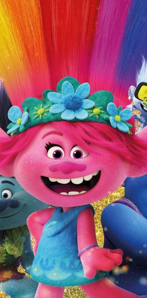 Trolls Pictures, Trolls Wallpaper, Disney Moana Art, Trolls Branch, Wallpaper Film, Poppy Coloring Page, Wallpapers Disney, Tour Pictures, Poppy Trolls