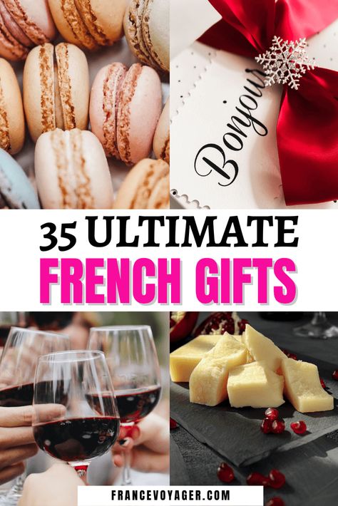 French Inspired Gift Basket, French Themed Gift Basket, Paris Gift Basket Ideas, French Party Favors, French Gifts Ideas, French Teacher Gifts, French Gift Basket, Languedoc France, Food Gift Ideas