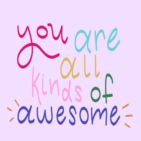 You're Special Quotes, You're Doing Your Best Quotes, Good To See You Quotes, Fun Encouraging Quotes, Kindness Quotes For School, Welcome Quotes For Classroom, Inspirational Quotes For Elementary Students, Encouragement Quotes Colorful, Happy Word Art