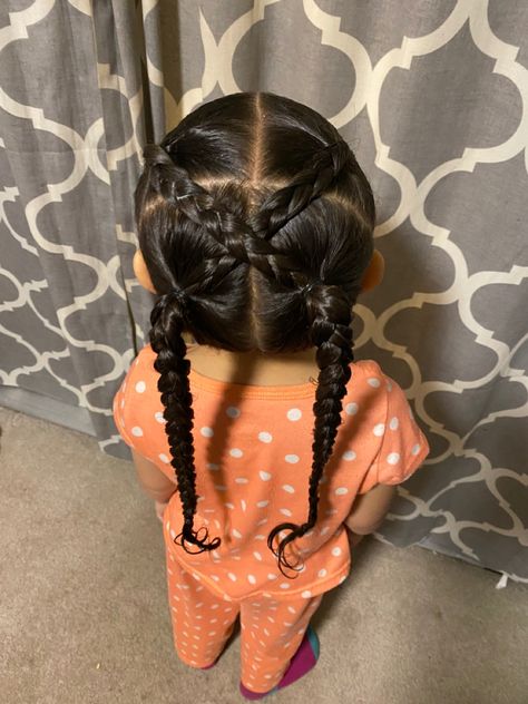 Preschool Curly Hairstyles, Simple Little Black Girls Hair Style, Easy Hairstyles Little Kids, Curly Hairstyles For Little Kids, Cute Little Mixed Girl Hair Styles, Toldders Hairstyle, Little Mixed Girl Hairstyles Easy Braids, Little Mixed Girl Hairstyles Easy Simple Curly, Cute Hairstyles For Mixed Girls Kids