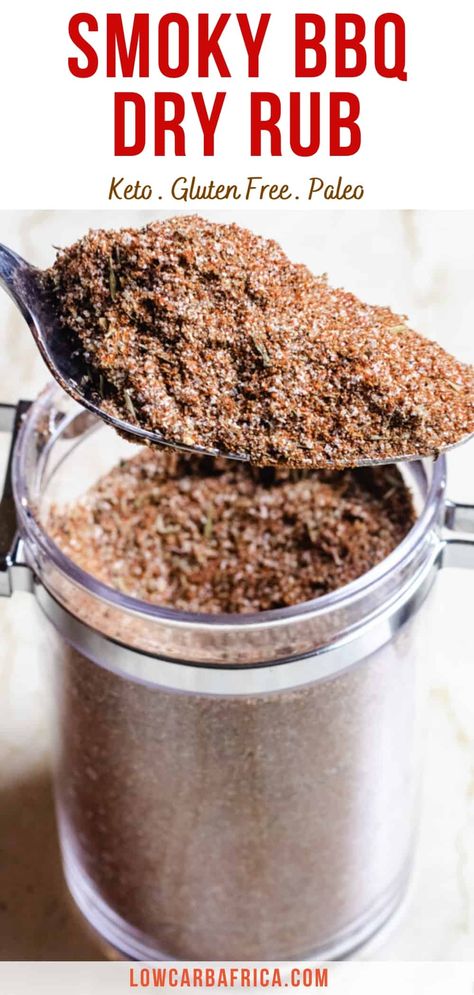 Bbq Powder Recipe, Smoked Paprika Recipes, Smoked Seasoning, Keto Seasoning, Bbq Rub Recipe, Spice Rubs, Bbq Dry Rub, Homemade Dry Mixes, Homemade Seasoning