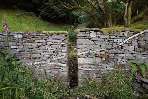 Dark Valley, Design Intervention, Unusual Objects, Stone Walls Garden, Wild Landscape, Display Artwork, Brick Works, Natural Swimming Ponds, Moore House