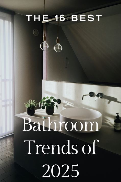 Best Bathroom Trends of 2025 - lets take a look at the hottest tends in bathrooms Best Bathrooms Of 2024, Trending Bathroom Tiles, Bathrooms 2025 Trends, 2025 Bathroom Design, Bathroom Trends 2025 Interior Design, Master Bathrooms 2025 Trends, Trending Bathroom Colors 2025, 2025 Master Bath Trends, Home Decor 2025 Trends