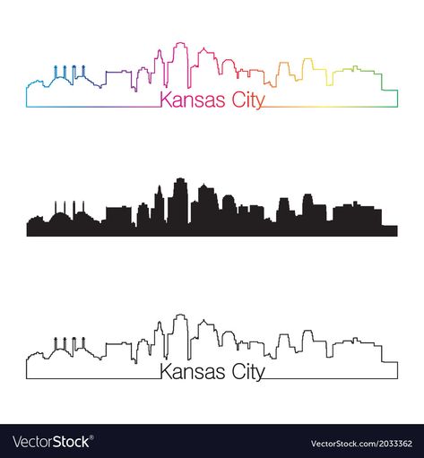 Kansas City Painting, Kansas City Skyline Art, Kansas City Skyline Silhouette, Kansas City Skyline Tattoo, Kansas City Tattoo, Newsletter Header, Louisville Skyline, Memphis Skyline, Skyline Image