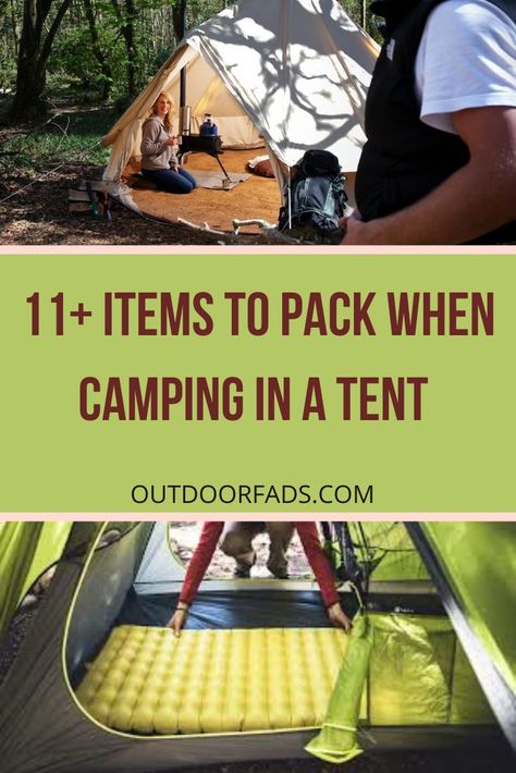 When packing for your camping trip in a tent, it's important that you have a list of some essentials, just so you can get the best out of it. Must Have Tent Camping Items, Tent Camping Must Haves Packing Lists, Minimal Camping List, Small Tent Camping, Tent Camping Must Haves, Minimalist Camping Gear, Tent Camping Essentials, Camping Minimalist, Travelling Van