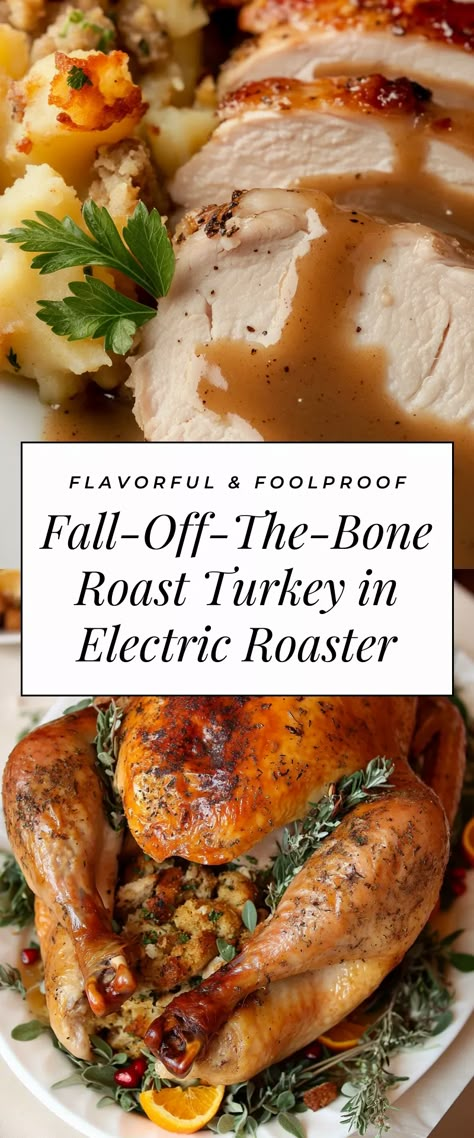 Image for Fall-Off-The-Bone Roast Turkey in Electric Roaster Turkey Cooked In Electric Roaster, Cooking Turkey In A Roaster Ovens, How To Roast A Turkey In Electric Roaster, Turkey Nesco Roaster, Roast Turkey In Electric Roaster, Turkey In Oster Roaster Oven, Turkey In Turkey Roaster, How To Cook A Turkey In Electric Roaster, Best Turkey In Roaster Oven