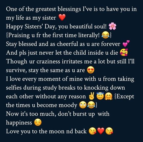 Birthday Wishes For Best Friend Sister, Birthday Eve Wishes For Best Friend, Long Birthday Wishes For Sister, Birthday Eve Wishes For Boyfriend, Birth Day Wishes For Sister, Happy Sister Day Wishes, B'day Wishes For Sister, Best Bday Wishes For Sister, Happy Sisters Day Quotes