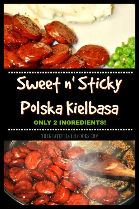 Sweet And Sour Kielbasa, Beef Kielbasa, Kilbasa Sausage Recipes, Kielbasa Sausage Recipes, Kielbasa Appetizer, Polish Sausage Recipes, Beef Sausage Recipes, Polska Kielbasa, Sausage Appetizers