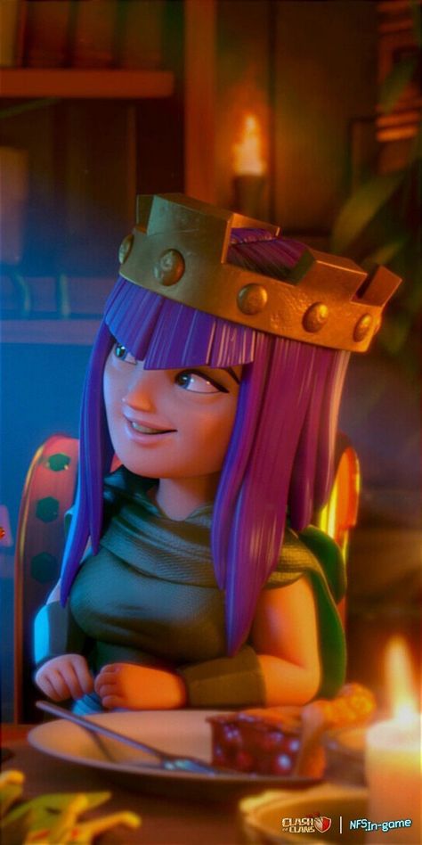 Clash of Clans | Archer Queen | «Festive Feast» | Phone Wallpaper Archer Queen Coc Wallpaper, Clash Of Clans Wallpapers, Sharp Wallpaper, Clash Of Clans Archer, Angry Anime Face, Clas Of Clan, Angry Anime, Archer Queen, Clash Royale Wallpaper