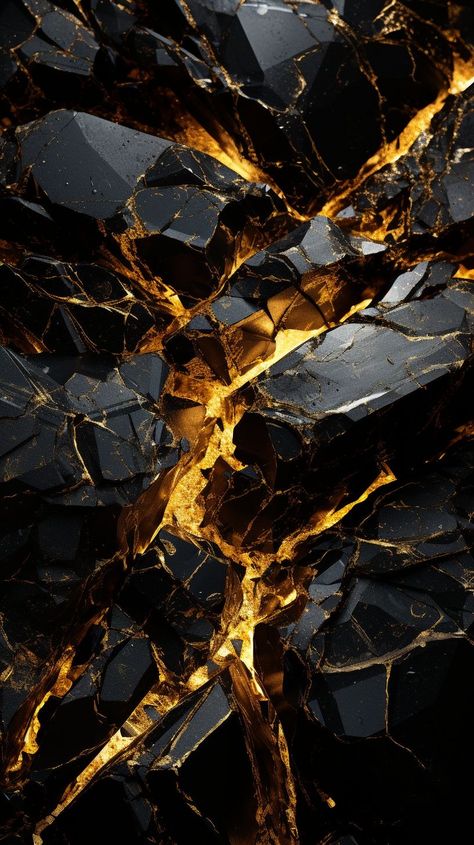 Metals Aesthetic, Geo Aesthetic, Gold Blue Wallpaper, Black Gold Wallpaper, Gold And Black Wallpaper, Crystal Background, Pale Blue Dot, Rock Textures, Artistic Wallpaper