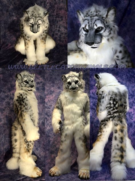 Snow Leopard Costume, Wolf Fursuit, Female Wolf, Leopard Costume, Fur Suits, Wolf Costume, Animal Costumes, Snow Leopard, Cool Costumes