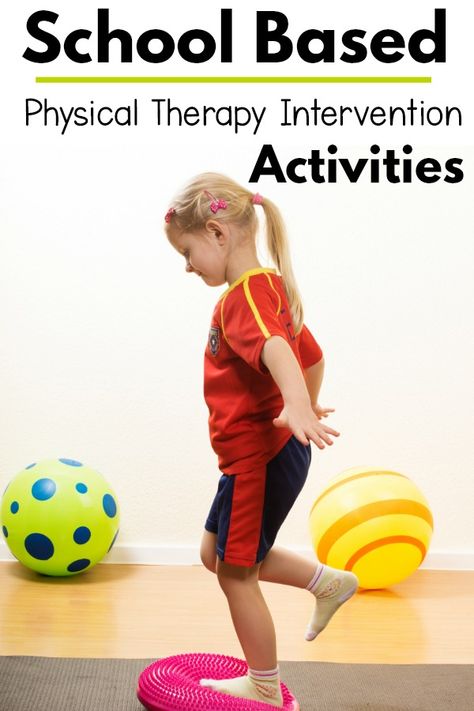 Pediatric Physical Therapy Activities, Adapted Physical Education, Physical Therapy School, Balance Yoga, Pediatric Physical Therapy, Physical Therapy Exercises, Pediatric Therapy, Gross Motor Activities, Motor Skills Activities