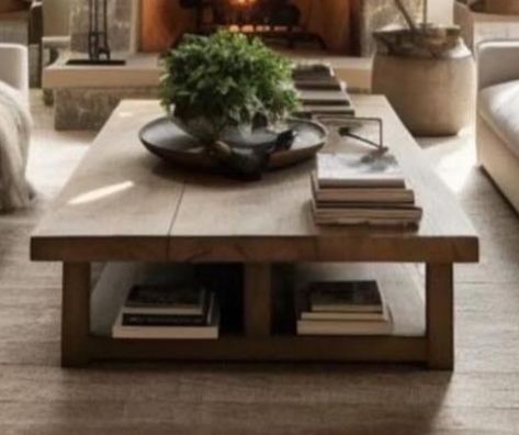 Country Coffee Table, Large Coffee Tables, Large Coffee, House Projects, Coffee Tables, Decoration Ideas, Home Projects, Living Rooms, House Ideas