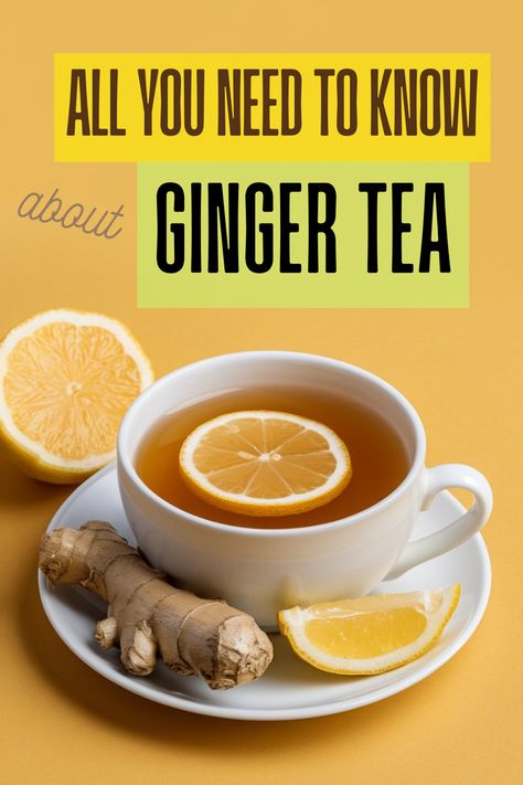 Ginger Tea Benefits - 50 FAQs For Beginners. Learn More about giner tea for pregnancy, ginger tea interaction with medicine, and more. Ginger Tea Recipe For Colds, Diy Ginger Tea, Orange Ginger Tea Recipe, Making Tea With Fresh Ginger, Orange Ginger Tea, Ginger And Honey Tea, Ginger Tea For Colds, Tea For Beginners, Tea For Pregnancy