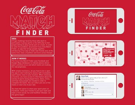 Coca-Cola: Match finder Eco Logo Design, Back To Uni, Clever Advertising, Photoshop Tutorial Photo Editing, Creative Advertising Campaign, Digital Campaign, Study Board, Ads Of The World, Learning Graphic Design