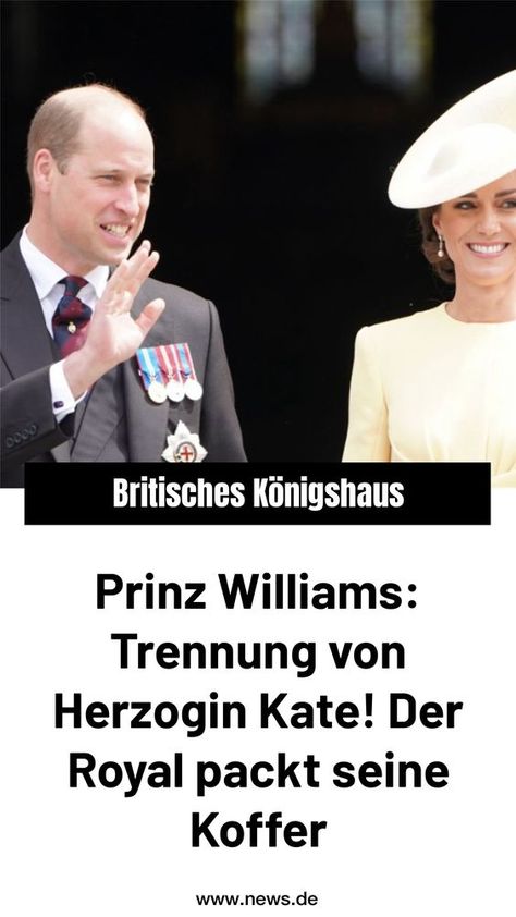 Prinz Williams lebt mit seiner Frau Herzogin Kate und ihren drei Kinder in England. Nun machen jedoch Schlagzeilen die Runde, dass eine Trennung bevorsteht. Der Royal dürfte wohl schon seine Sachen zusammenpacken. Kate Und William, Prinz Harry, Tassen Design, Oprah Winfrey, Cambridge, Iphone