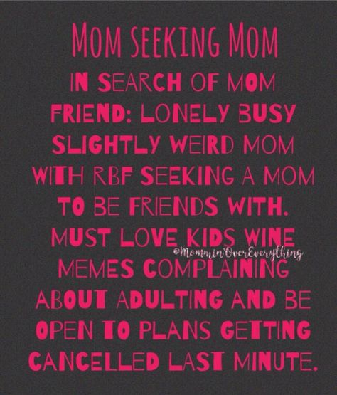 Making mom friends can be brutal. It's even harder than when you were in high school. That's why I've put together 20 Funny Memes that sum up how hard it is to Make Mom Friends. This is a fun compilation of mom friend memes. Making Mom Friends, Feels Meme, Wine Meme, Mommy Quotes, Mom Friends, Mom Friend, Pumping Moms, Mom Life Quotes, Mom Memes